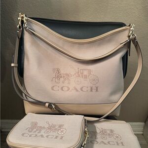 Coach large laurel purse and wallets